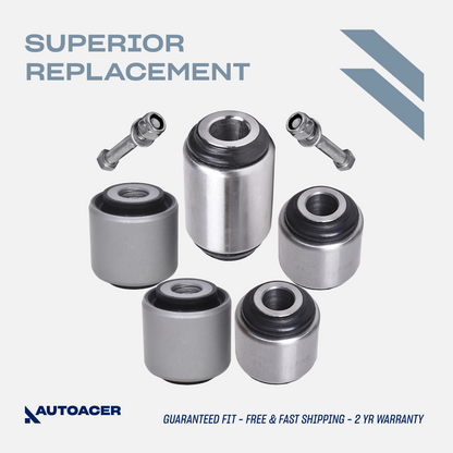 AUTOACER - Rear Watts Linkage Assembly Bushings 5 Piece for Land Rover Discovery II