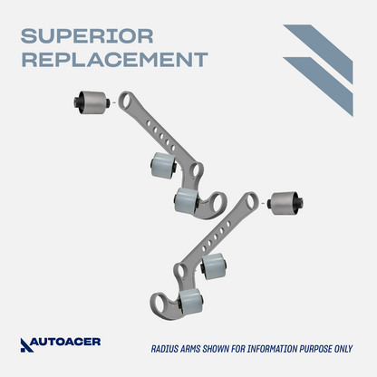 AUTOACER - Front Suspension / Radius Arm Bushing Kit 6 Pcs for LAND ROVER DISCOVERY II 1998 - 2004 (L318 All Models)