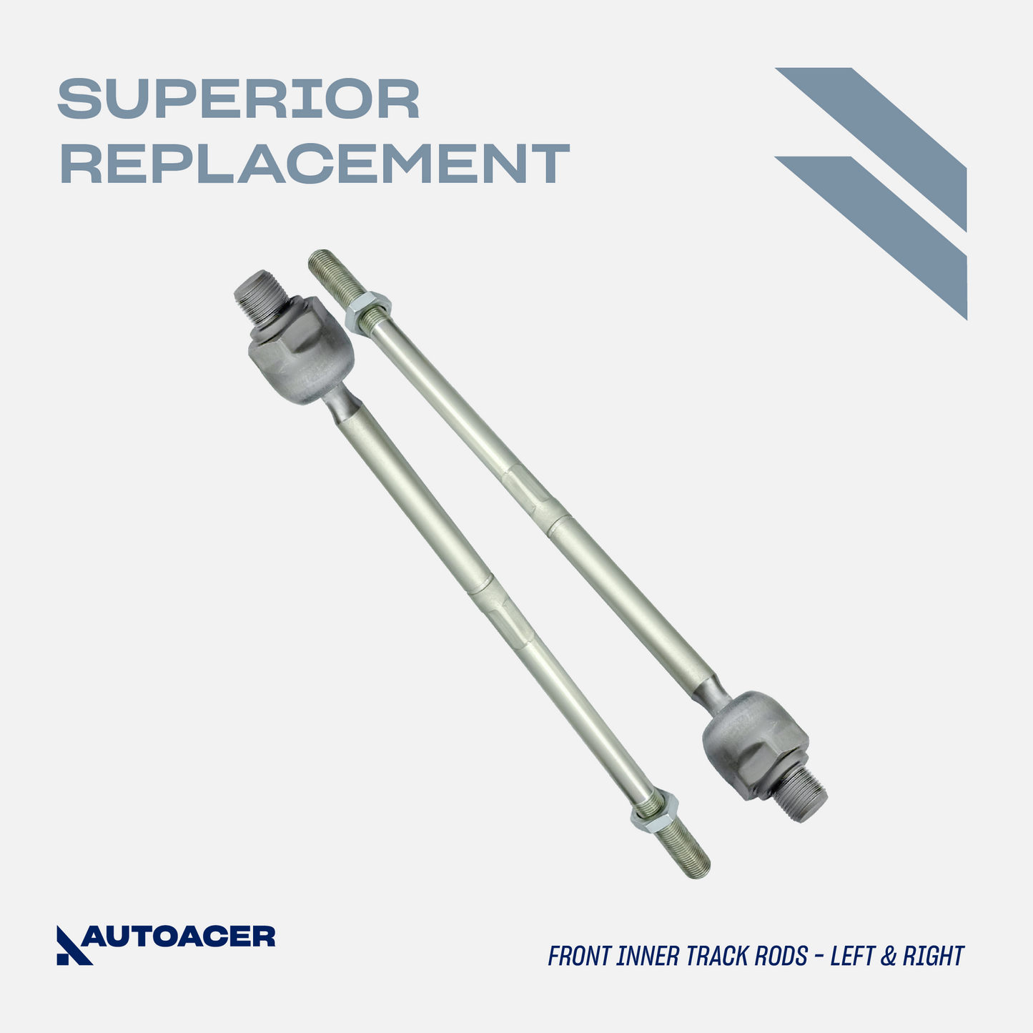 AUTOACER - 12p Front Upper, Lower Control Arm Bushings & Inner, Outer Track Rod End Kit Compatible with LAND ROVER LR3 / DISCOVERY III 2004-2009