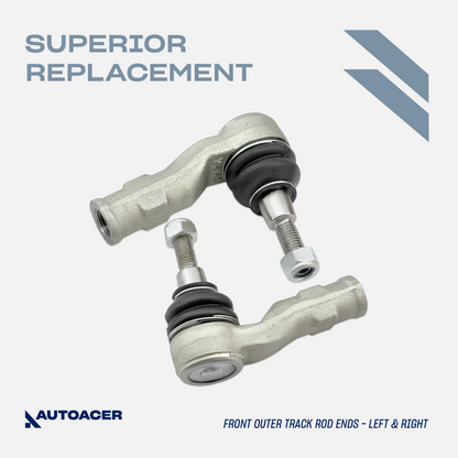 AUTOACER - 12p Front Upper, Lower Control Arm Bushings & Inner, Outer Track Rod End Kit Compatible with LAND ROVER Range Rover Sport 2005 - 2009