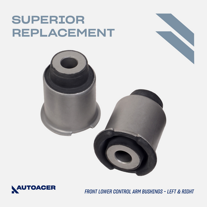 AUTOACER - 12p Front Upper, Lower Control Arm Bushings & Inner, Outer Track Rod End Kit Compatible with LAND ROVER Range Rover Sport 2005 - 2009