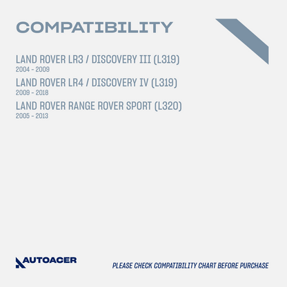 AUTOACER - 12p Front Upper Lower Control Arm PU Bushings & Ball Joints For Land Rover LR3 2004 - 2009, LR4 2009 - 2018, Range Rover Sport 2005 - 2013