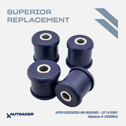 AUTOACER - 12p Front Upper Lower Control Arm PU Bushings & Ball Joints For Land Rover LR3 2004 - 2009, LR4 2009 - 2018, Range Rover Sport 2005 - 2013