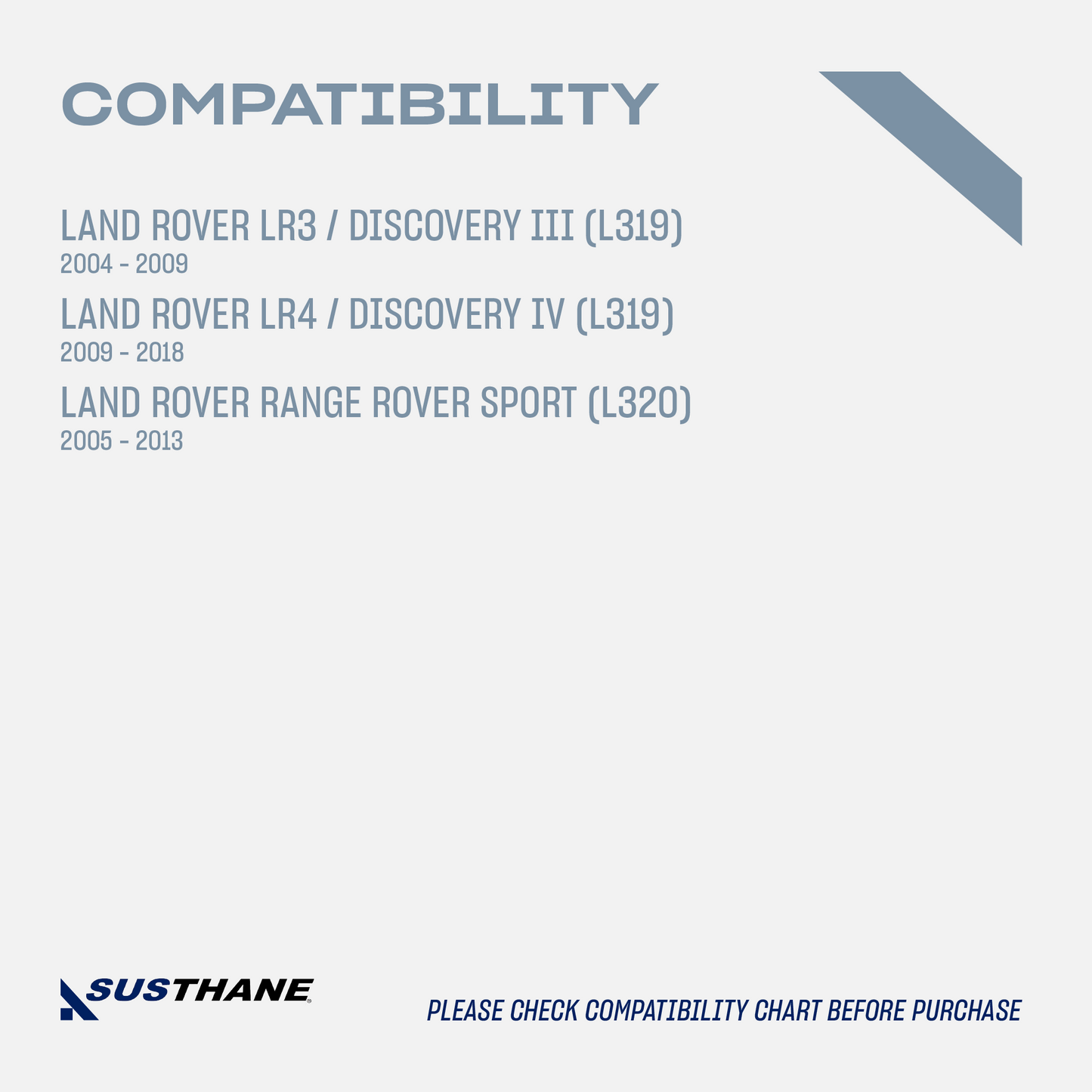 AUTOACER - 16p Complete Front Rear Control Arm PU Bushing Kit For Land Rover LR3 / LR4 / Range Rover Sport