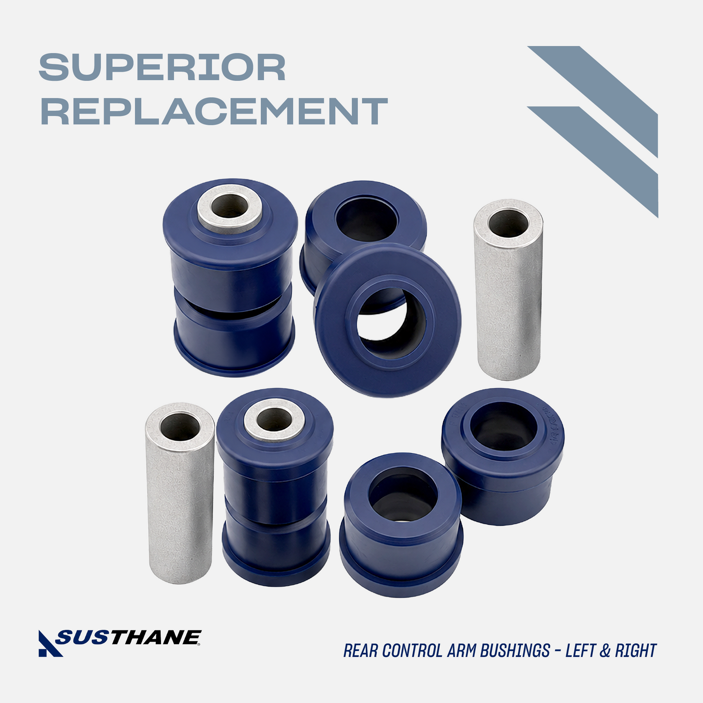 AUTOACER - 16p Complete Front Rear Control Arm PU Bushing Kit For Land Rover LR3 / LR4 / Range Rover Sport