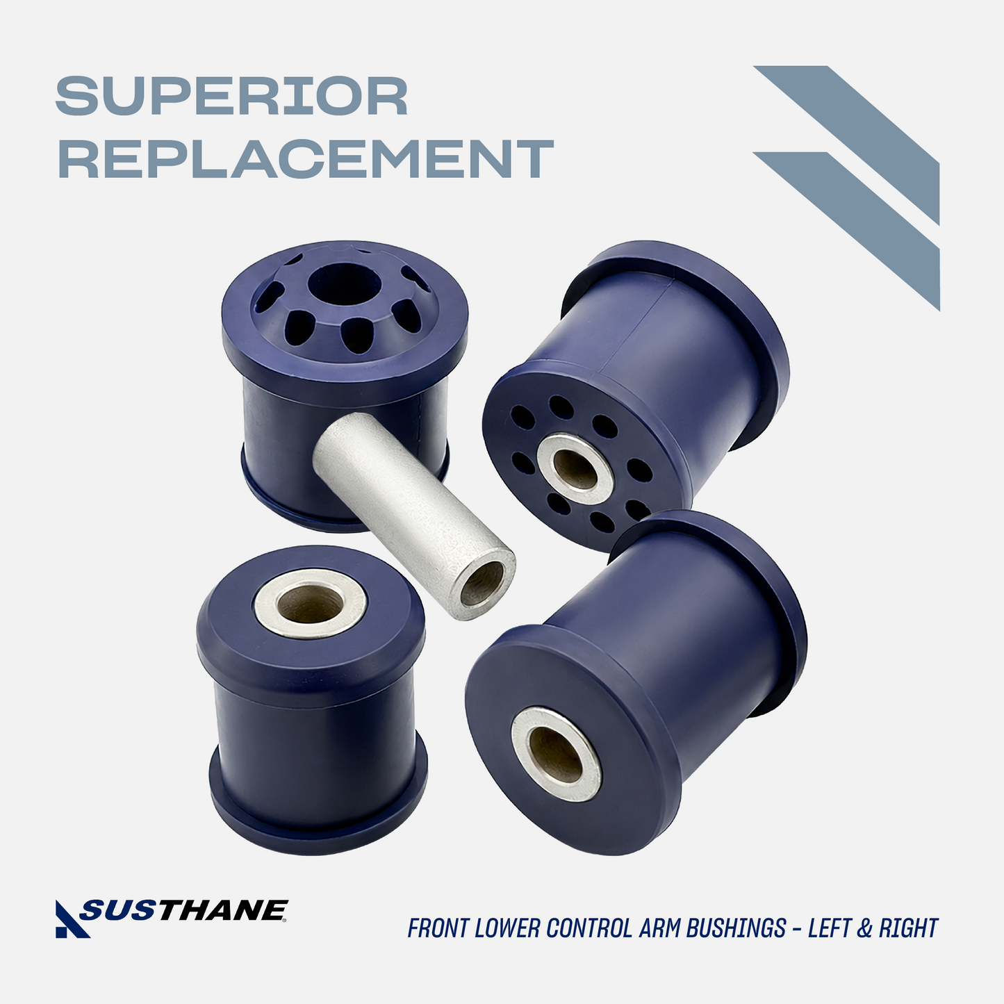 AUTOACER - 16p Complete Front Rear Control Arm PU Bushing Kit For Land Rover LR3 / LR4 / Range Rover Sport