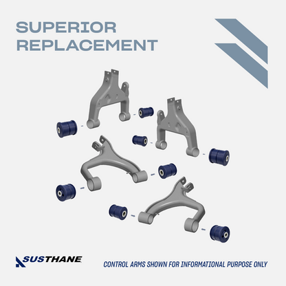 AUTOACER - 16p Complete Front Rear Control Arm PU Bushing Kit For Land Rover LR3 / LR4 / Range Rover Sport