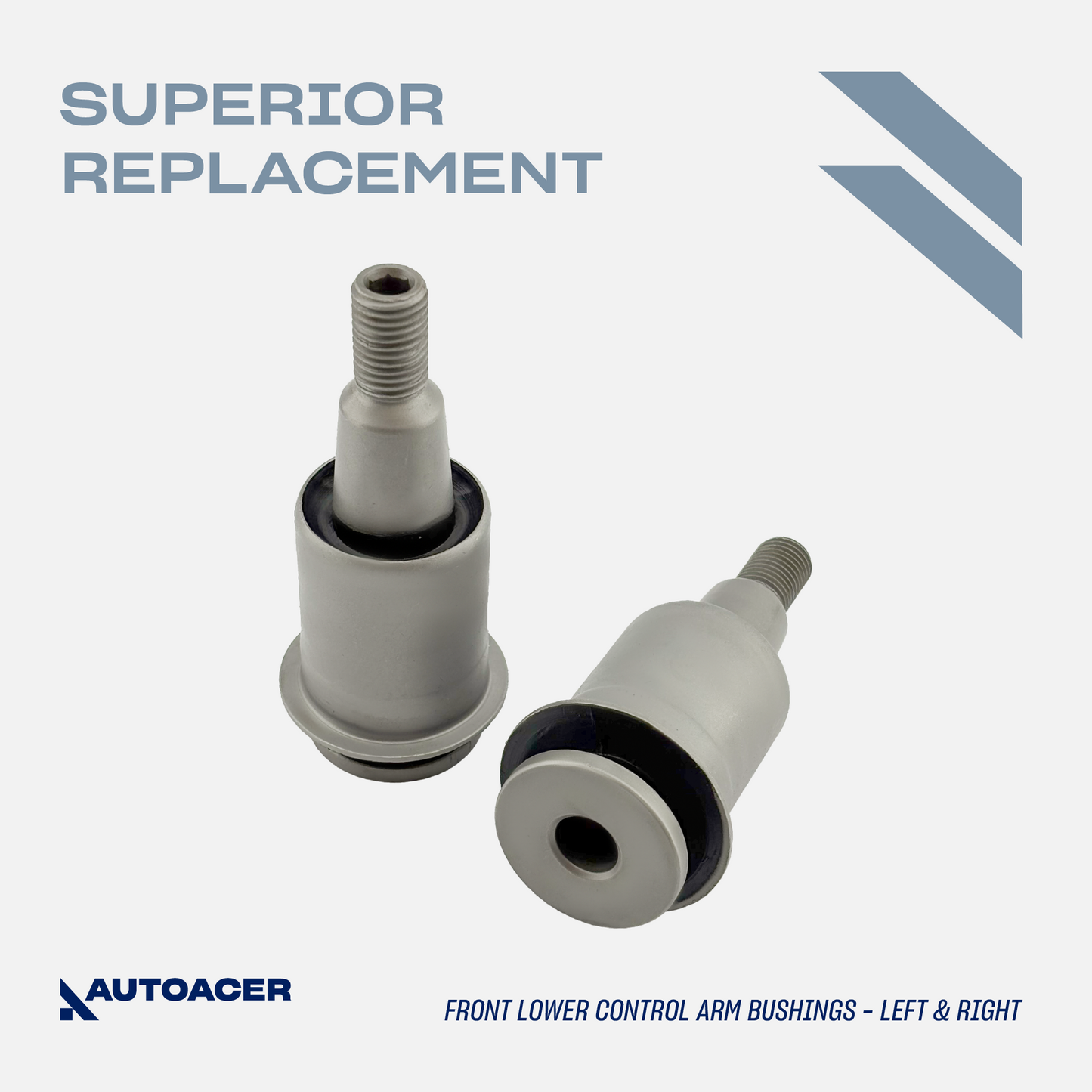 AUTOACER - Front Upper & Lower Control Arm Bushing Kit for Chevrolet Trailblazer, GMC Envoy, Saab 9-7x, 