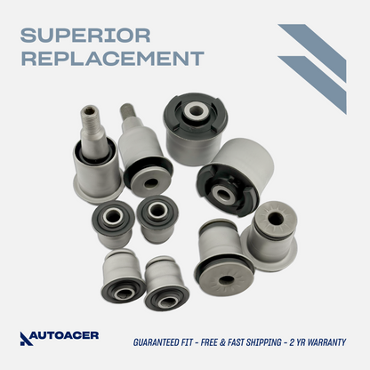 AUTOACER - Front Upper & Lower Control Arm Bushing Kit for Chevrolet Trailblazer, GMC Envoy, Saab 9-7x, 