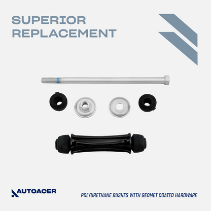AUTOACER - 2p Front Sway Stabilizer Bar Link Kit PU Bushes for CADILLAC, CHEVROLET, GMC, VOLVO, NISSAN, MAZDA & FORD