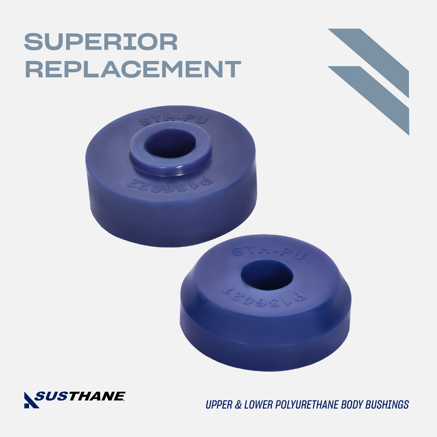 AUTOACER Body Mount Kit 16p - Front, Rear, Upper & Lower Body Mount Bushings in Polyurethane / PU for CHEVROLET IMPALA, BEL AIR, BISCAYNE, EL CAMINO 1959 - 1964