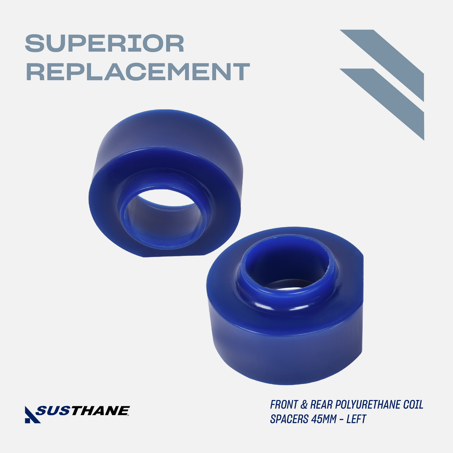 AUTOACER - 8p Front & Rear PU Spring Spacers 45mm / 1.75" for JEEP Wrangler TJ / Rubicon 1997 - 2006, Wrangler TJ Unlimited / Rubicon Unlimited 2004 - 2006