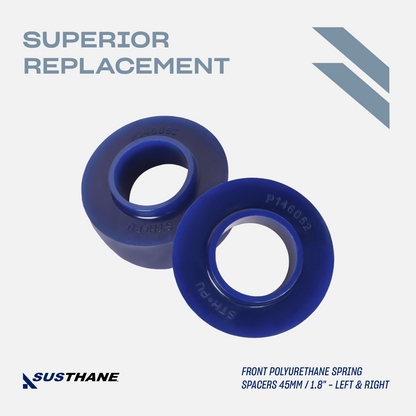 AUTOACER - 6p Front & Rear Poly Spacer Suspension Lift Kit 2" For Jeep Wrangler JK (3rd Gen) 2007 - 2018