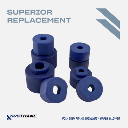 AUTOACER - Complete Body Mount Bushing Kit in PU for Ford Explorer Sport Trac 2001-2005 2WD 4WD