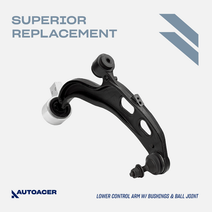 AUTOACER - Front Lower Suspension Control Arms and Ball Joint assembly for Ford Taurus Flex Lincoln MKS MKT