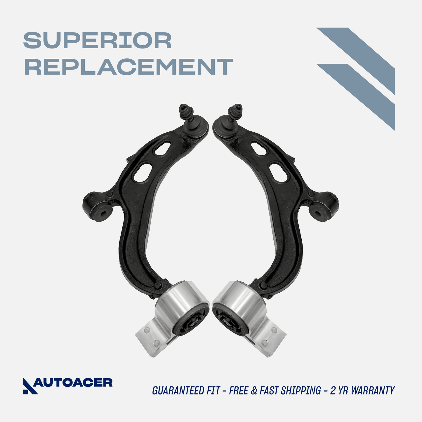 AUTOACER - Front Lower Suspension Control Arms and Ball Joint assembly for Ford Taurus Flex Lincoln MKS MKT