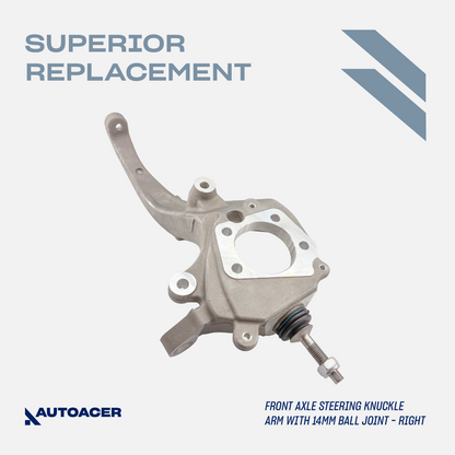 AUTOACER - 1p Front Right Axle Steering Knuckle Arm for Ford Thunderbird 2002 - 2003, Lincoln LS 2000 - 2002