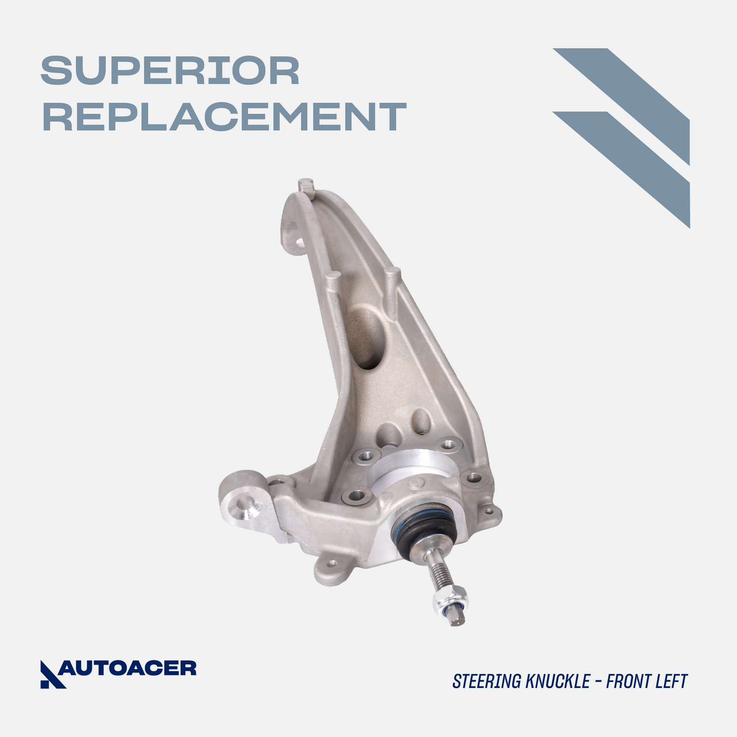 AUTOACER - Front Left Axle Steering Knuckle Arm for Ford Thunderbird 2002 - 2003 & Lincoln LS 1999 - 2002