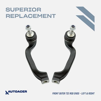 AUTOACER - 12p Front Rear Stabilizer Bar Links, Suspension Arms, Tie Rods & Bushings for Ford Thunderbird 2002 - 2003, Lincoln LS 2000 - 2002