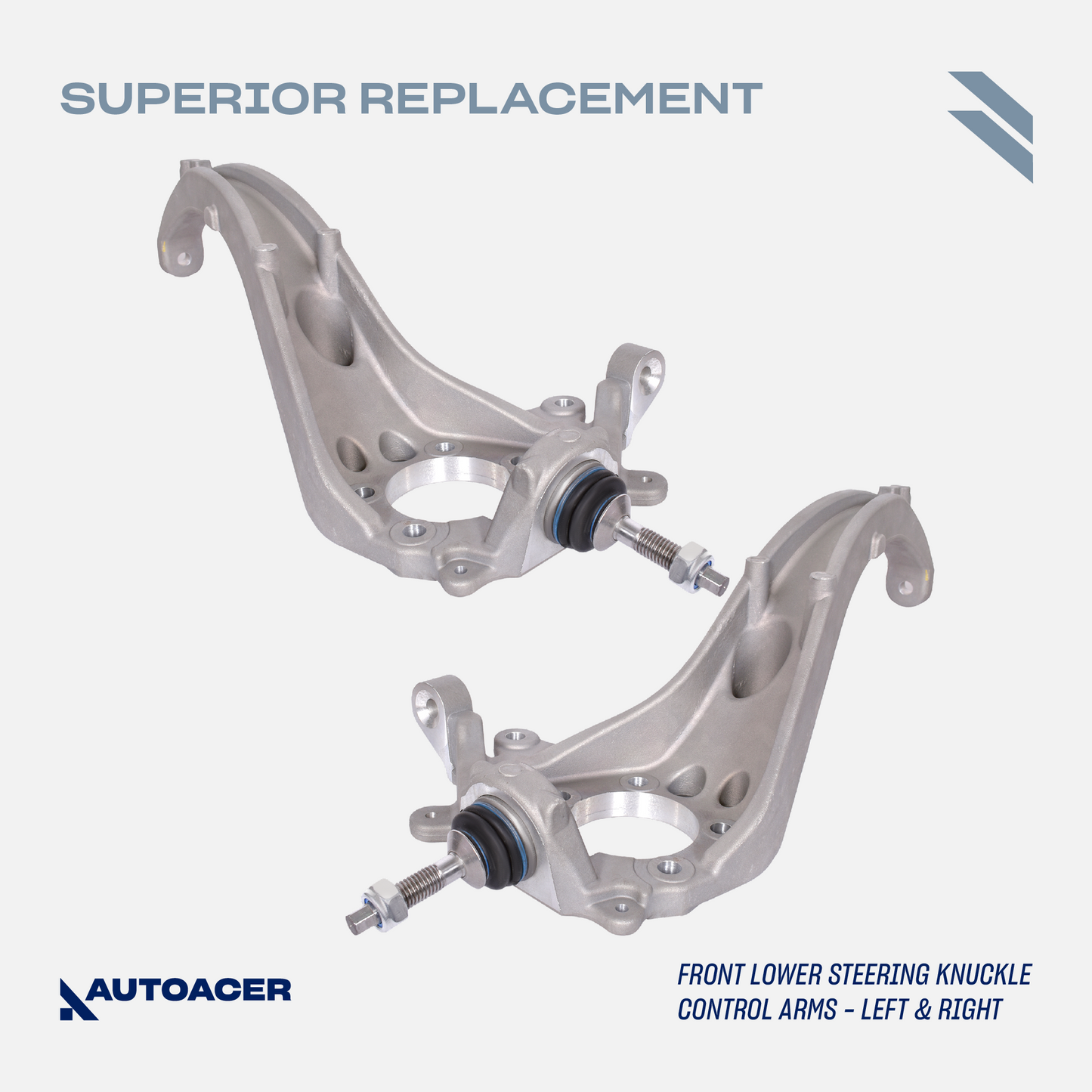 AUTOACER Front & Rear Suspension Kit 14p - Control Arms, Stabilizer Bar Links,  Tie Rods, Sway Bar Bushings For LINCOLN LS 2000-2002, FORD THUNDERBIRD 2002-2003