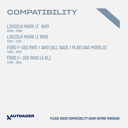 AUTOACER - 2p Front Lower Control Arm Ball Joint Kit For Ford F-150 2003 - 2010, Lincoln Mark LT 2005 - 2010