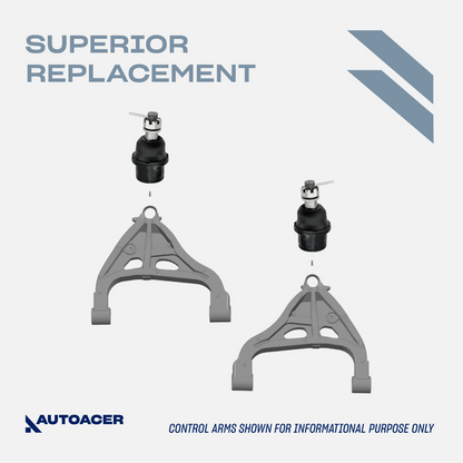 AUTOACER - 2p Front Lower Control Arm Ball Joint Kit For Ford F-150 2003 - 2010, Lincoln Mark LT 2005 - 2010