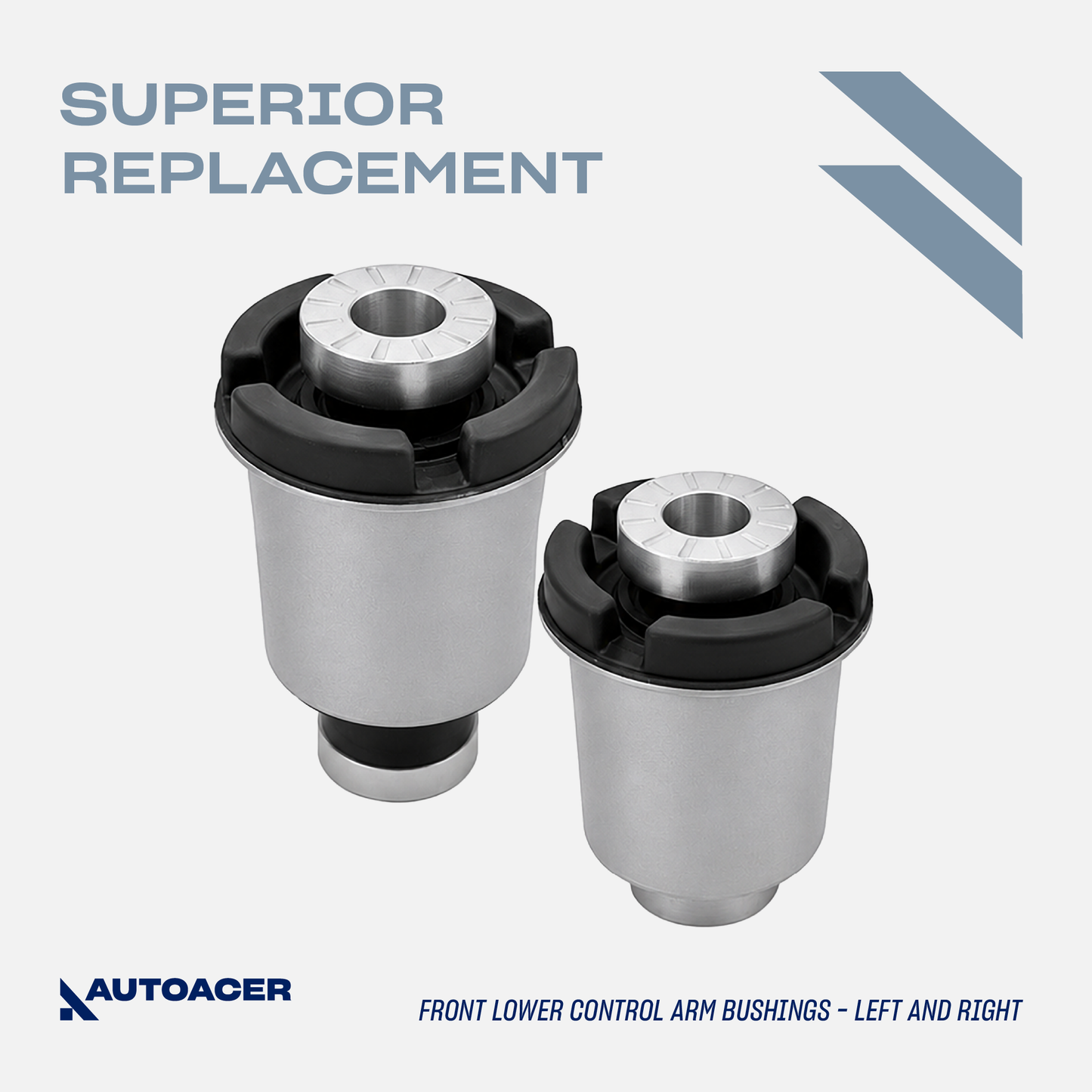 AUTOACER - 4p Front Lower Control Arm Bushing Kit For Ford F-150 & Lincoln Mark LT