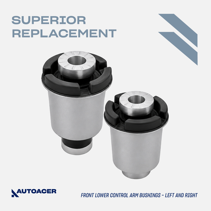 AUTOACER - 4p Front Lower Control Arm Bushing Kit For Ford F-150 & Lincoln Mark LT