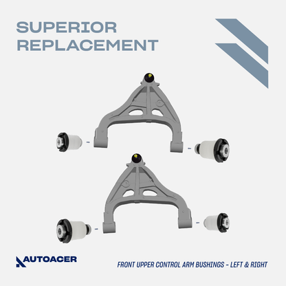 AUTOACER - 4p Front Lower Control Arm Bushing Kit For Ford F-150 & Lincoln Mark LT