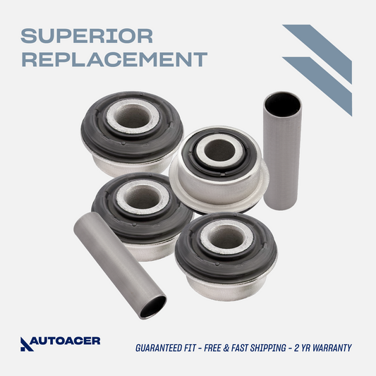 AUTOACER - 2p Front Lower Control Arm Bushing Kit with Insert Sleeves for LINCOLN LS 1999 - 2006 & FORD Thunderbird 2002 - 2005