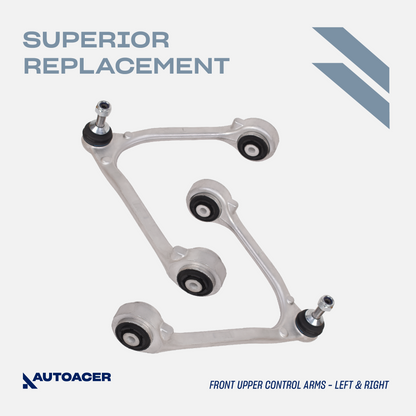 AUTOACER - Front Upper Control Arms, Lower Bushings & Ball Joints 16mm Kit 10 pcs for LINCOLN LS 2003-2006, FORD  Thunderbird 2003-2005