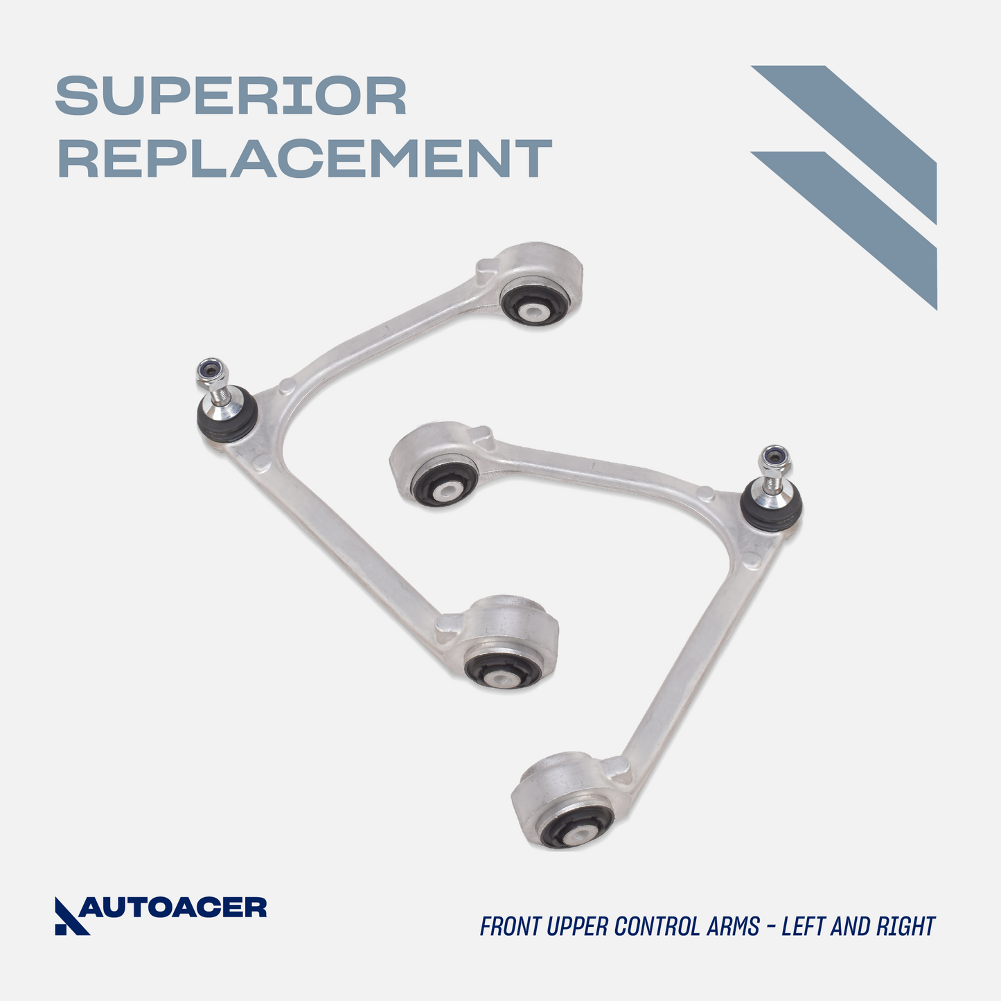 AUTOACER - Front & Rear Upper Control Arm Kit 4 Pcs for LINCOLN LS 2000 - 2006, FORD THUNDERBIRD 2002 - 2005
