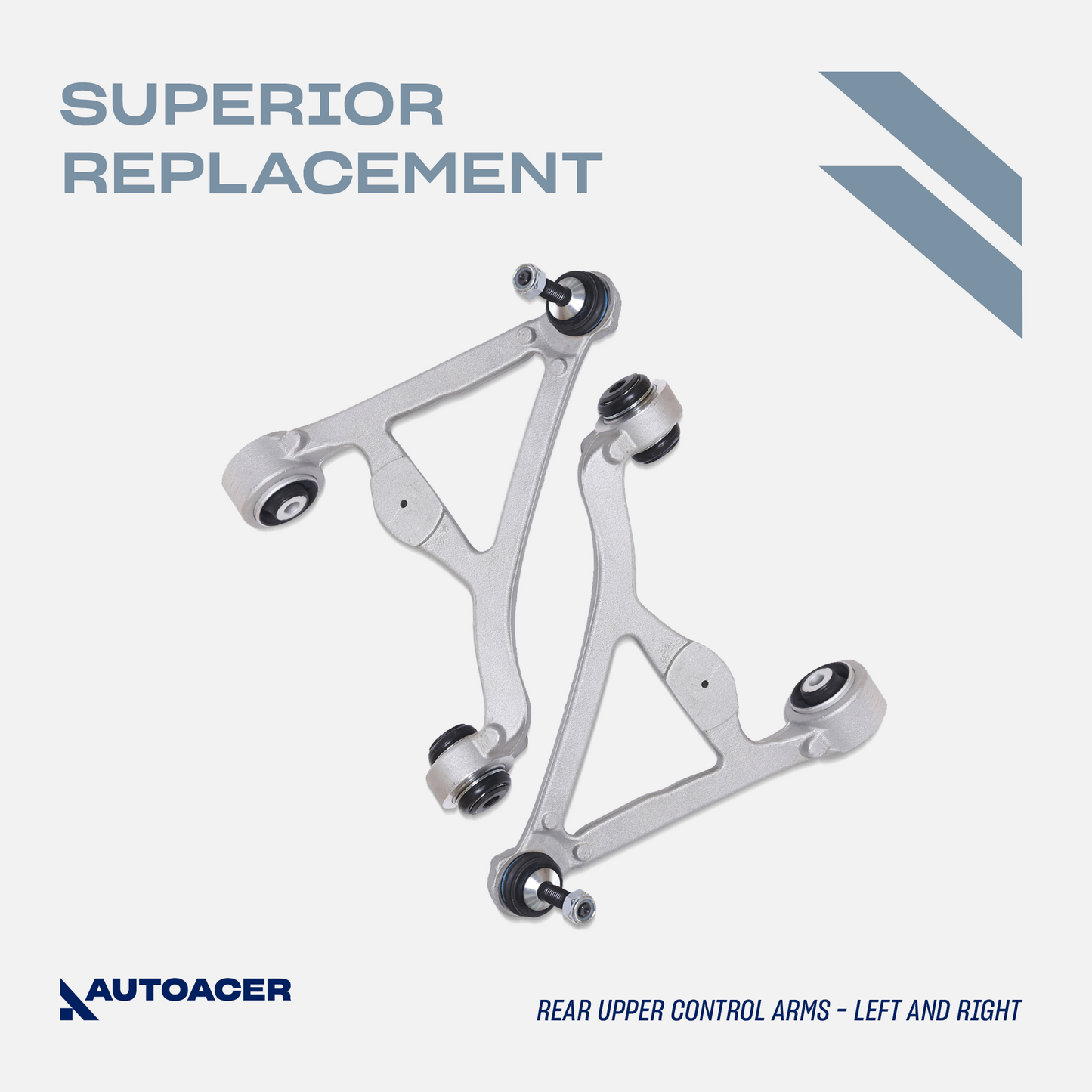 AUTOACER - Front & Rear Upper Control Arm Kit 4 Pcs for LINCOLN LS 2000 - 2006, FORD THUNDERBIRD 2002 - 2005