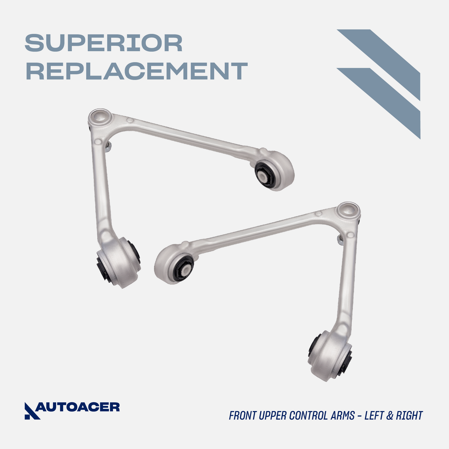 AUTOACER - 6p Front Upper Control Arms, Tie Rod Ends & Stabilizer Bar Link Kit for LINCOLN LS 2000 - 2006, FORD Thunderbird 2002 - 2005