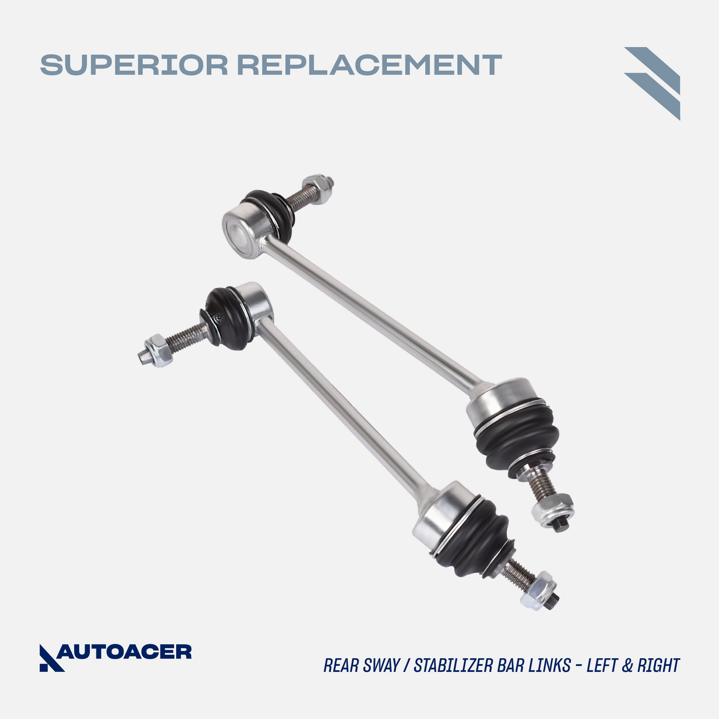 AUTOACER - 6p Front & Rear Stabilizer Bar Links, Rear Inner Outer Tie Rod Assembly For LINCOLN LS 2000-2006, FORD Thunderbird 2002-2005
