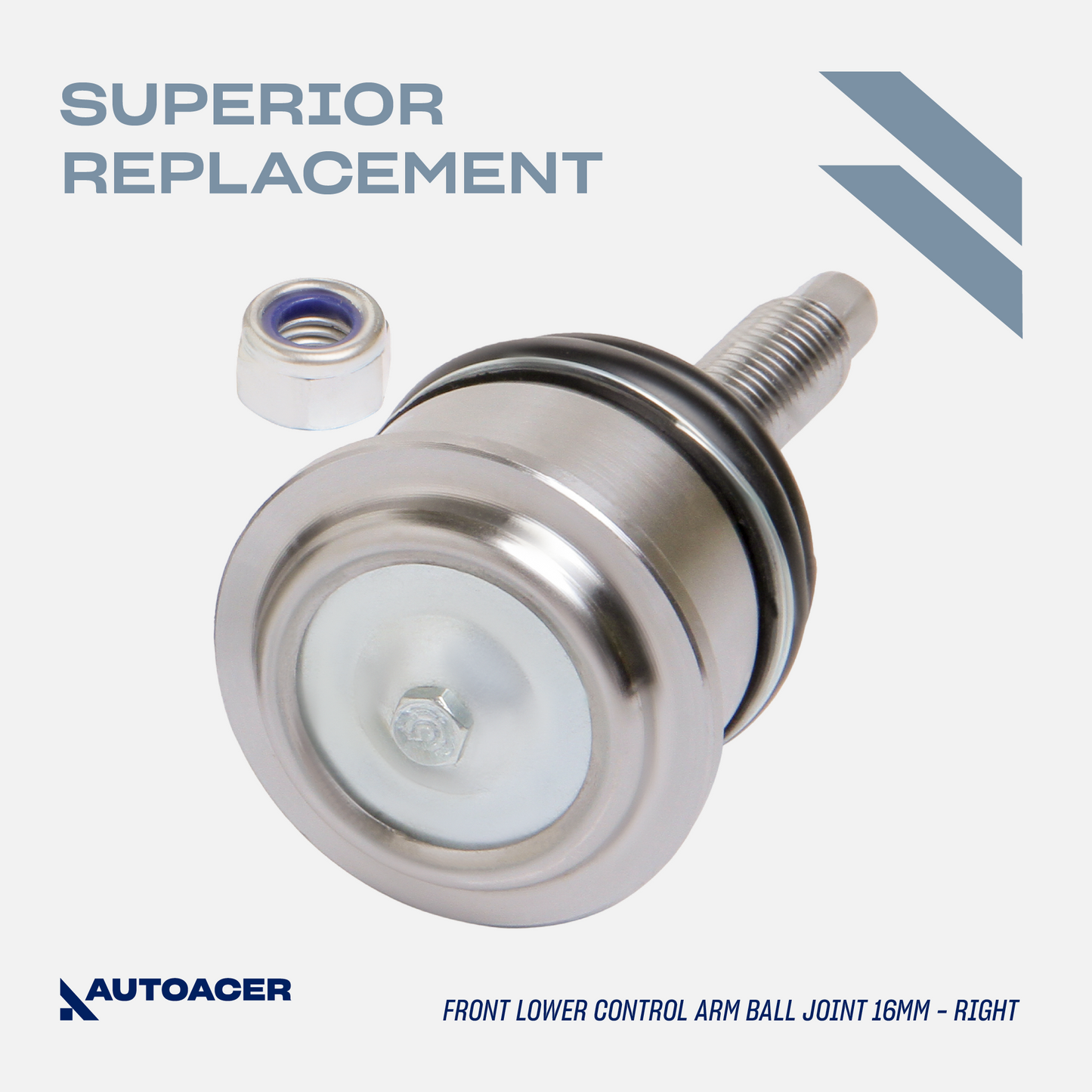 AUTOACER - Front Lower Control Arm Ball Joint Kit 16mm 2 Pcs, Left & Right for LS LINCOLN 2003-2006, FORD Thunderbird 2003-2005