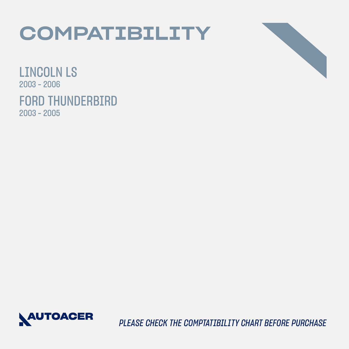 AUTOACER - 4p Front Upper Control Arms & Lower Ball Joints 16mm for LINCOLN LS 2003 - 2006, FORD Thunderbird 2003, 2005