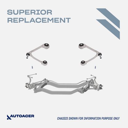 AUTOACER - 4p Front Upper Control Arms & Lower Ball Joints 16mm for LINCOLN LS 2003 - 2006, FORD Thunderbird 2003, 2005