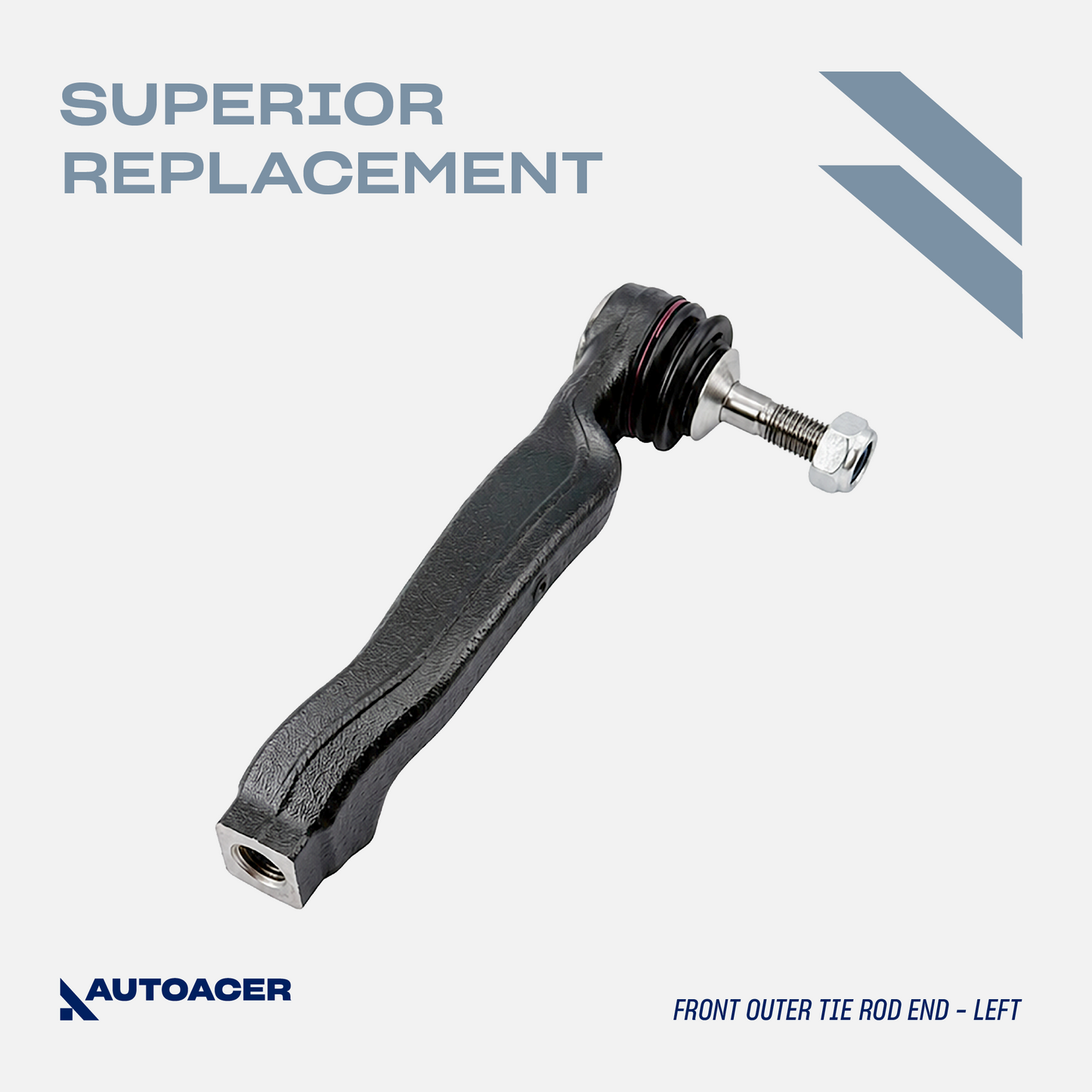 AUTOACER - 4p Front Sway / Stabilizer Bar Links & Outer Tie Rods For Lincoln LS 1999 - 2006, Ford Thunderbird 2002 - 2005