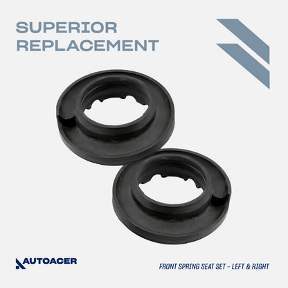 AUTOACER Front & Rear Suspension Strut Mount Kit 8p - Strut / Shock Mounts & Spring Seats (Rubber) For Ford Thunderbird 2002 - 2005, Lincoln LS 2000 - 2006