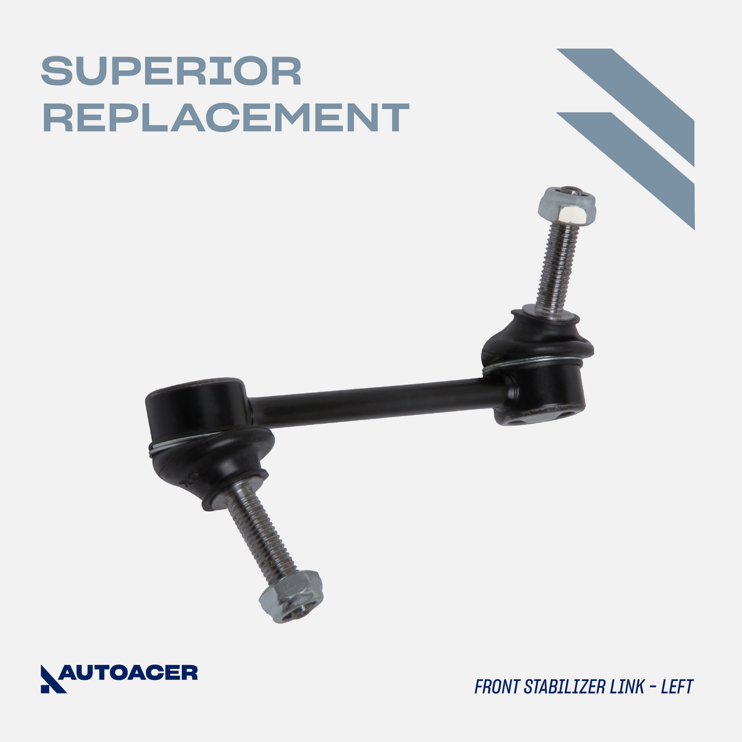 AUTOACER Front Lower Control Arms / Steering Knuckle Arms with Pre-Fitted 14mm Ball Joints, Sway Bar Links 4 Pcs for LINCOLN LS 1999 - 2003, FORD THUNDERBIRD 2002 - 2003 