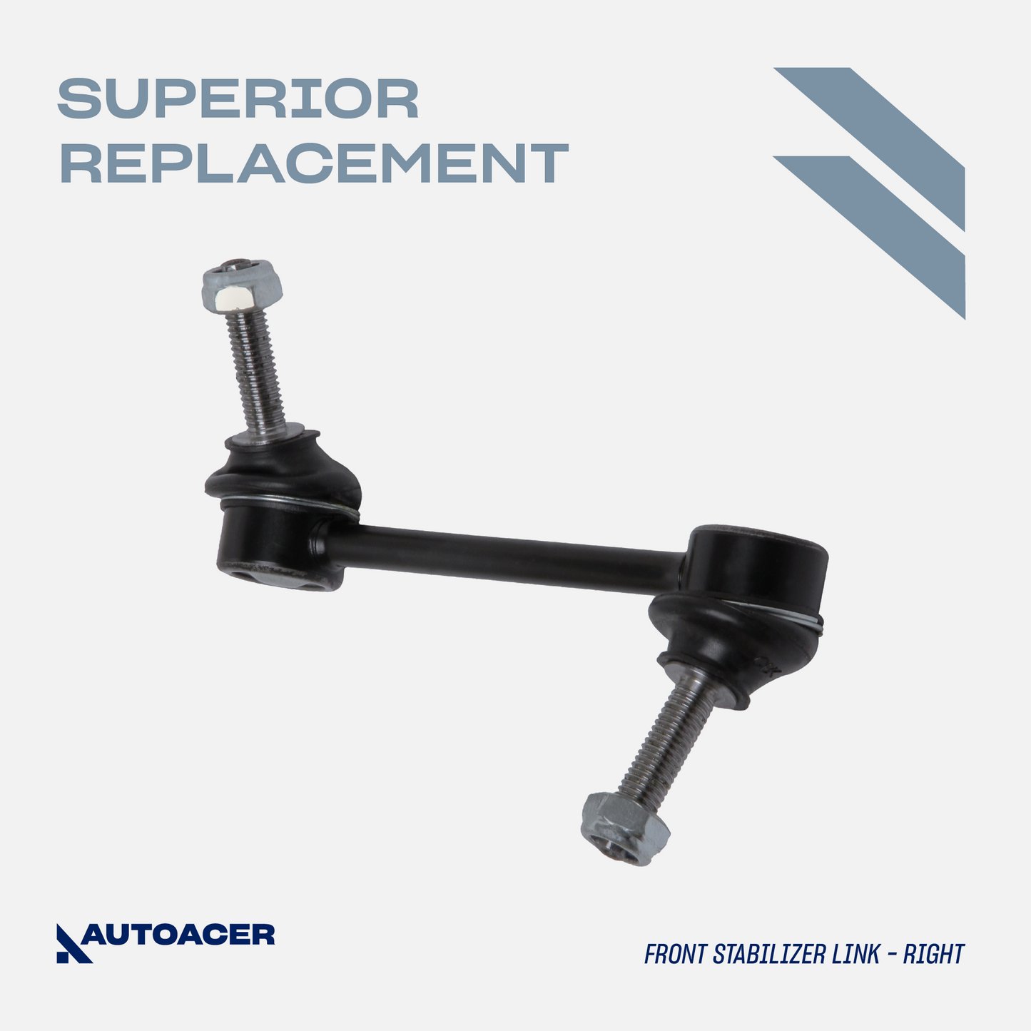 AUTOACER Front Lower Control Arms / Steering Knuckle Arms with Pre-Fitted 14mm Ball Joints, Sway Bar Links 4 Pcs for LINCOLN LS 1999 - 2003, FORD THUNDERBIRD 2002 - 2003 