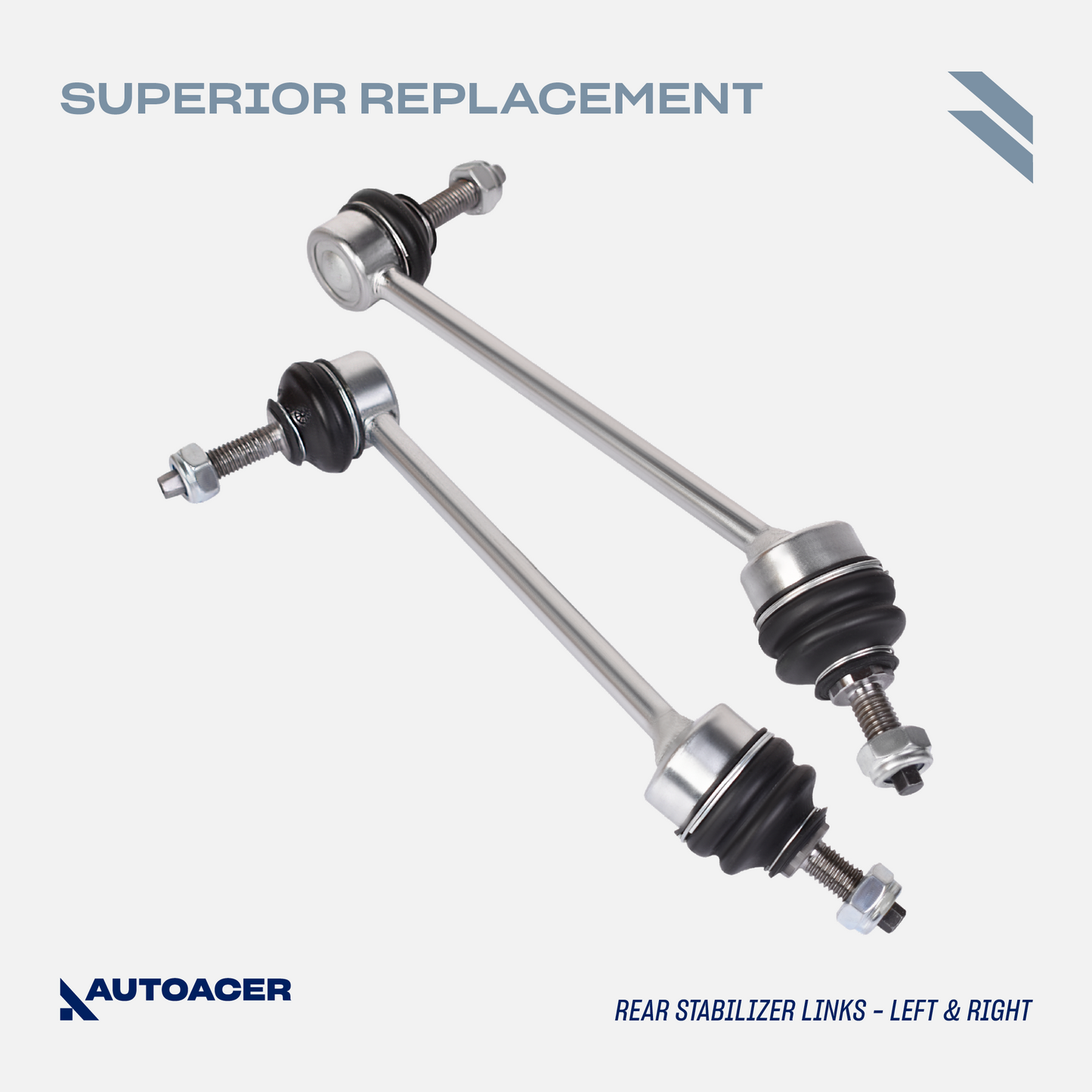 AUTOACER Front Rear Suspension Kit 22p - Control Arms, Bushings, Ball Joints, Stabilizer Bar Links & Tie Rods For LINCOLN LS, FORD THUNDERBIRD 2000 - 2003