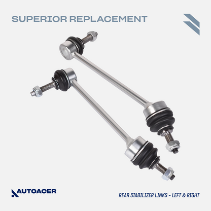 AUTOACER Front Rear Suspension Kit 22p - Control Arms, Bushings, Ball Joints, Stabilizer Bar Links & Tie Rods For LINCOLN LS, FORD THUNDERBIRD 2000 - 2003