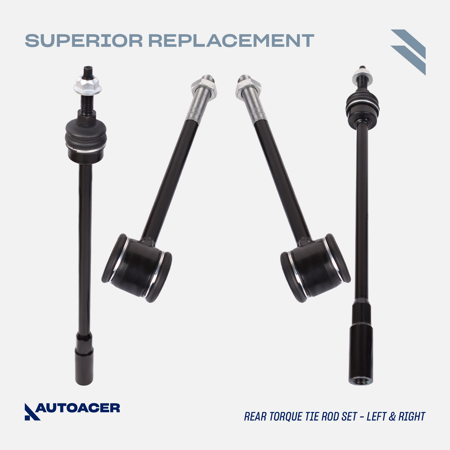 AUTOACER  Front Rear Suspension Kit 22p - Control Arms, Bushings, Ball Joints, Stabilizer Bar Links & Tie Rods For LINCOLN LS, FORD THUNDERBIRD 2003 - 2006