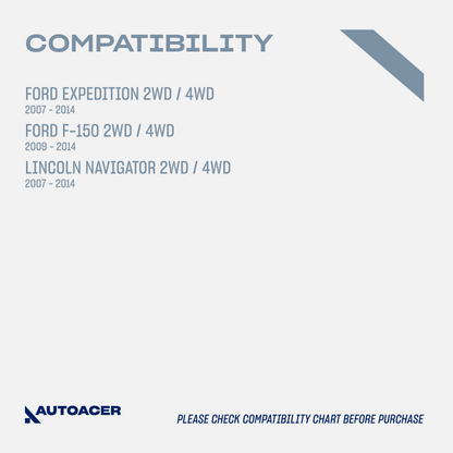 Control Arm Repair Kit 6 Pcs – Front Lower Control Arm Bushings & Ball Joints, Compatible with Ford F-150 2009-2014, Ford Expedition 2007-2014, Lincoln Navigator 2007-2014