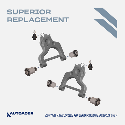 Control Arm Repair Kit 6 Pcs – Front Lower Control Arm Bushings & Ball Joints, Compatible with Ford F-150 2009-2014, Ford Expedition 2007-2014, Lincoln Navigator 2007-2014