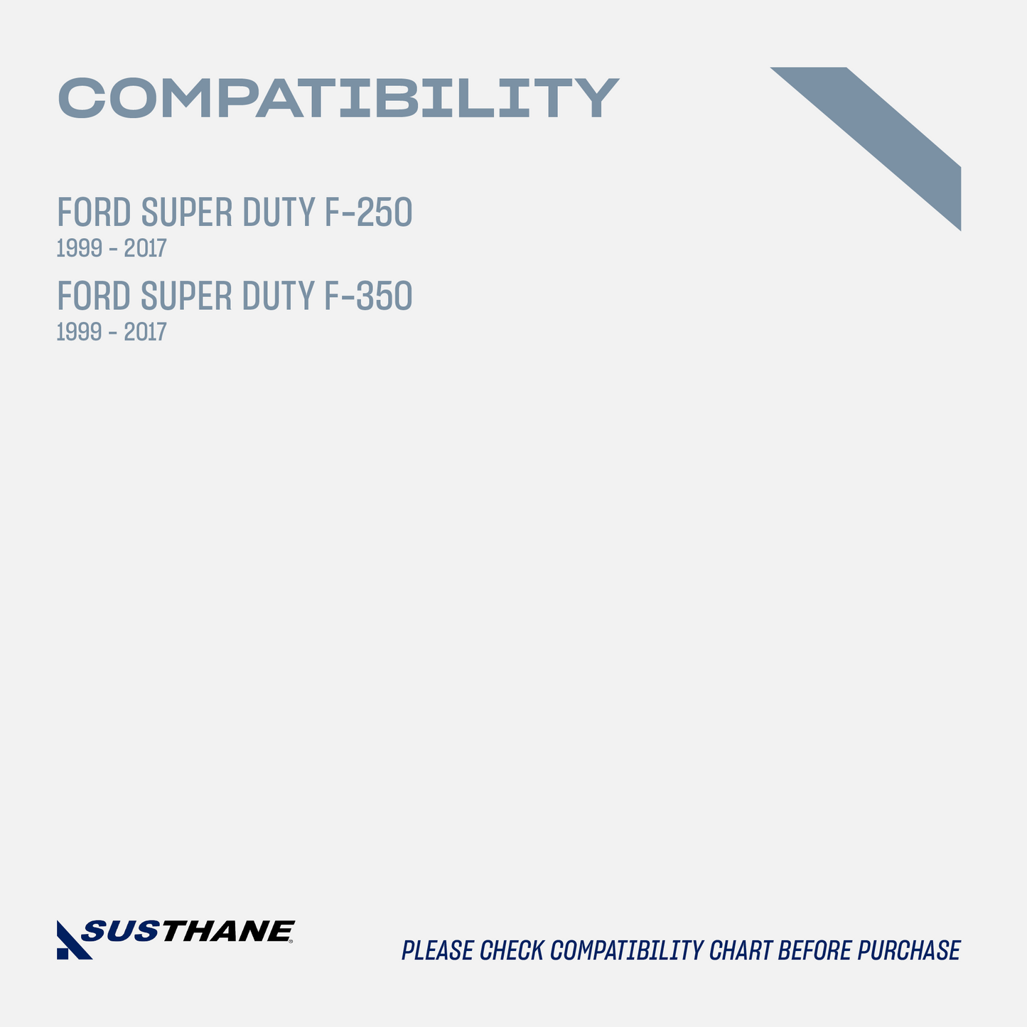 AUTOACER - Front & Rear Body Mount Bushing Kit 20 Piece in Poly for Ford F-250, F-350, 2WD / 4WD Models
