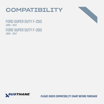 AUTOACER - Front & Rear Body Mount Bushing Kit 20 Piece in Poly for Ford F-250, F-350, 2WD / 4WD Models