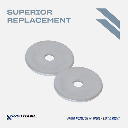 AUTOACER - Front & Rear Body Mount Bushing Kit 20 Piece in Poly for Ford F-250, F-350, 2WD / 4WD Models